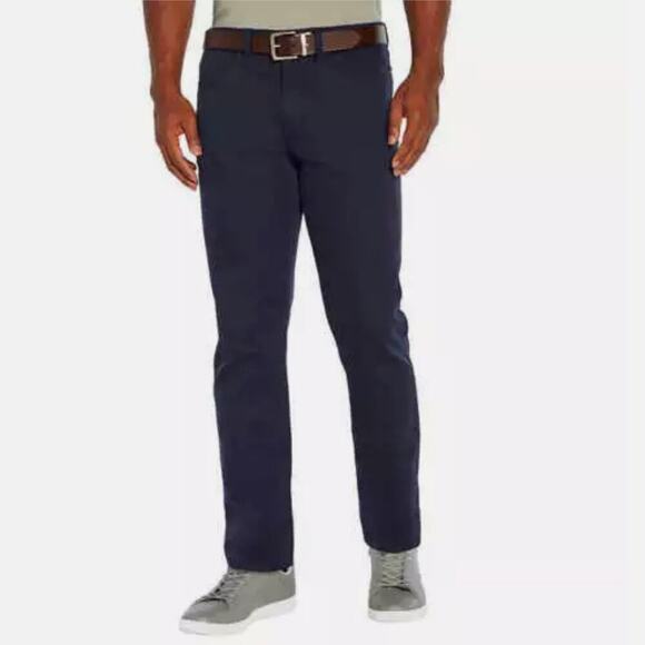 Banana Republic Men's Stretch Slim Fit 5 Pocket Pant Navy Size 34x30 - Picture 1 of 9